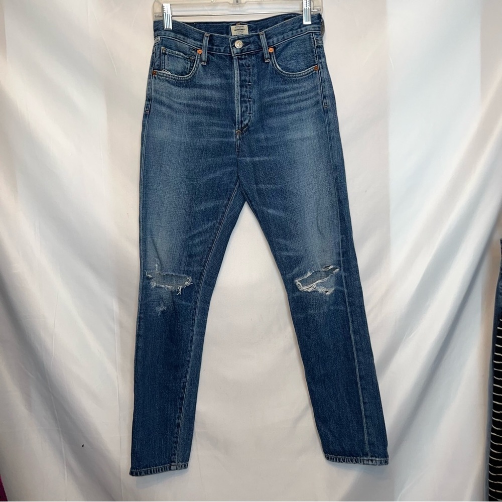 Citizens of Humanity Liya High Rise Classic Fit Crop Jeans - Picture 2 of 13